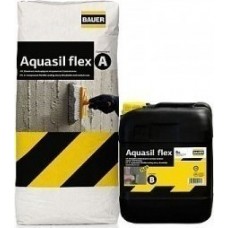 BAUER AQUASIL FLEX (Α+Β) ΓΚΡΙ ΣΑΚΙ 33kg Τσιμεντοειδές δύο συστατικών για στεγάνωση τοιχίων  ,υπογείων  κτλ